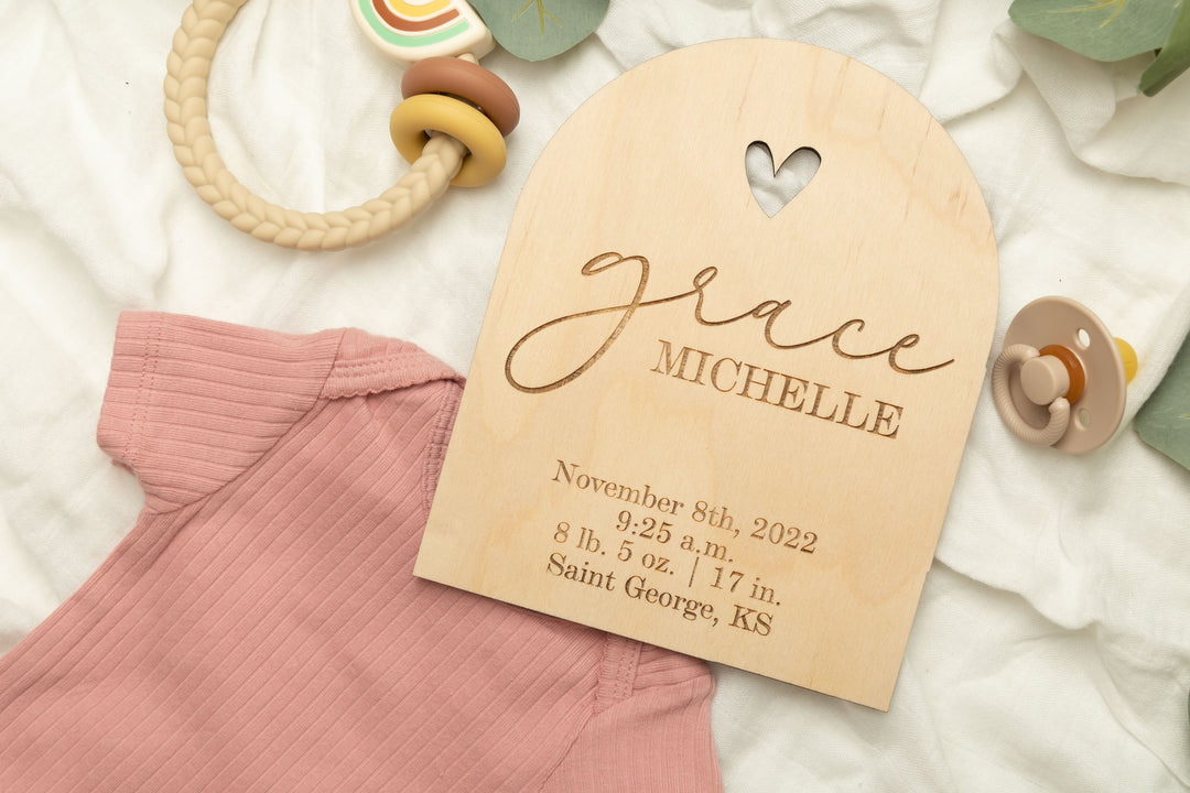 Name Nursery Décor Sign. Name Sign For Newborn Baby For Crib, Laser Nursery Melody