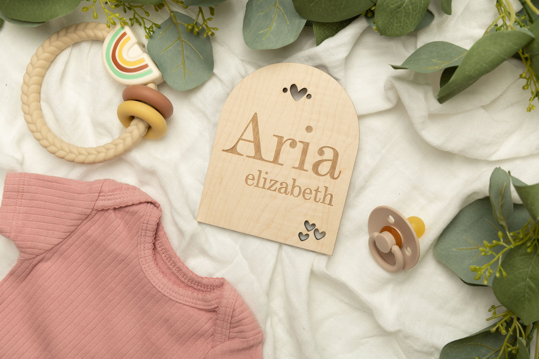 Personalized Name Nursery Décor Sign. Name Sign For Newborn Baby For Crib, Laser Nursery DeVinne