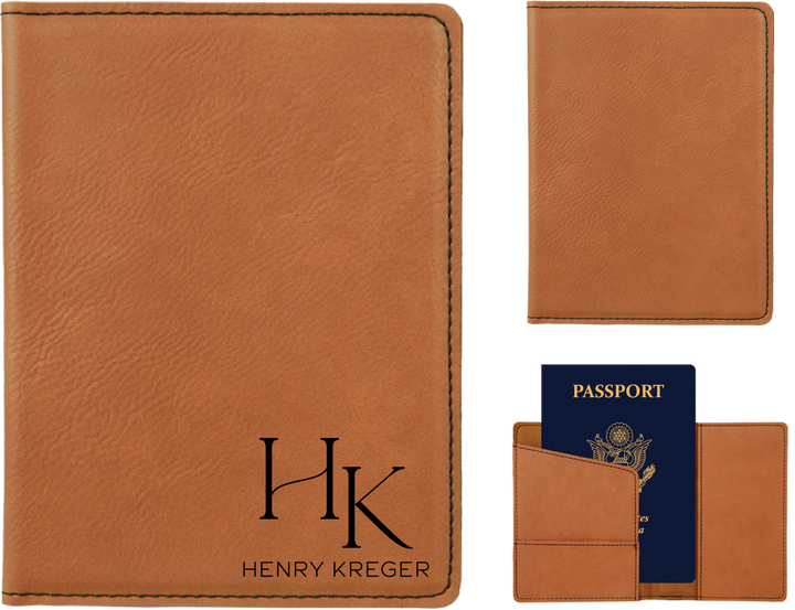 Personalized Engraved Passport Cover. Engraved Passport.