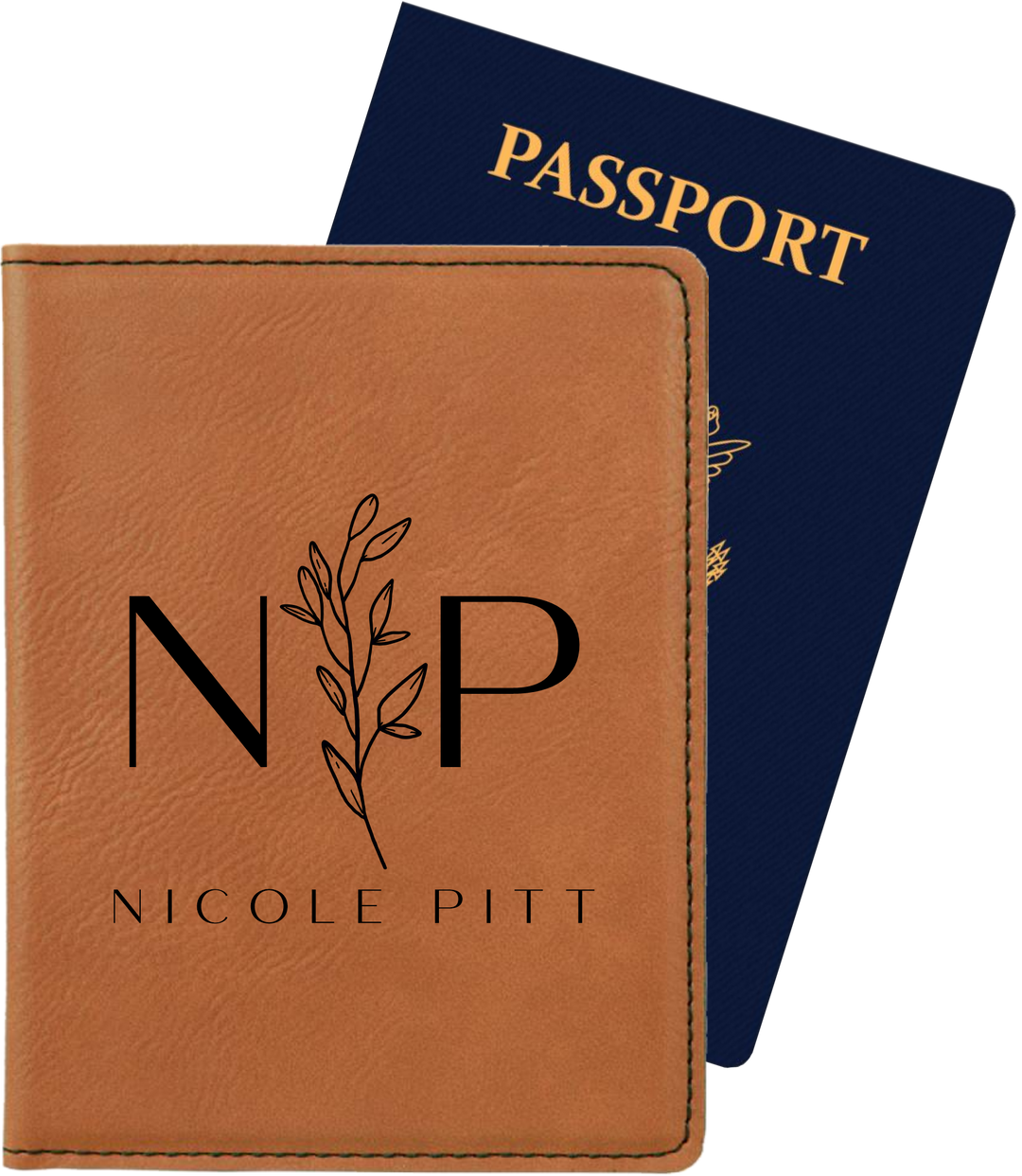 Passport Cover Travel Gift. Engraved Passport.