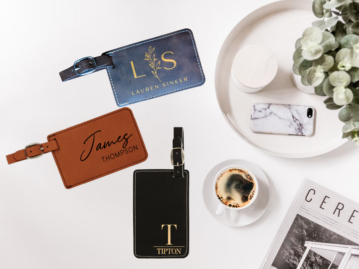 Personalized Luggage Tag For Travel. Engraved Luggage Tag
